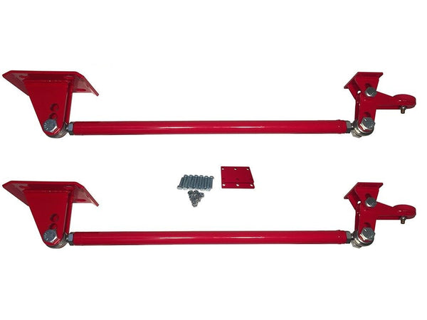 Suspension Engineering CLEARANCE Chevrolet C10/K10 Truck Traction Bars 1973-1987 (Axle Flipped Trucks) Red