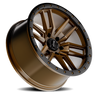 Torque Pritchett | Bronze w/Black Lip | 17x9 | 6x5.5 | 0mm
