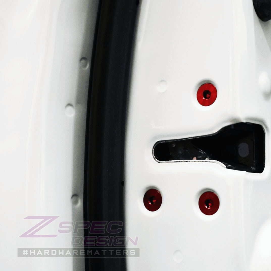ZSPEC Dress Up Bolts® Fastener Kit, Door Jams Area for Nissan Z33 350z, Titanium