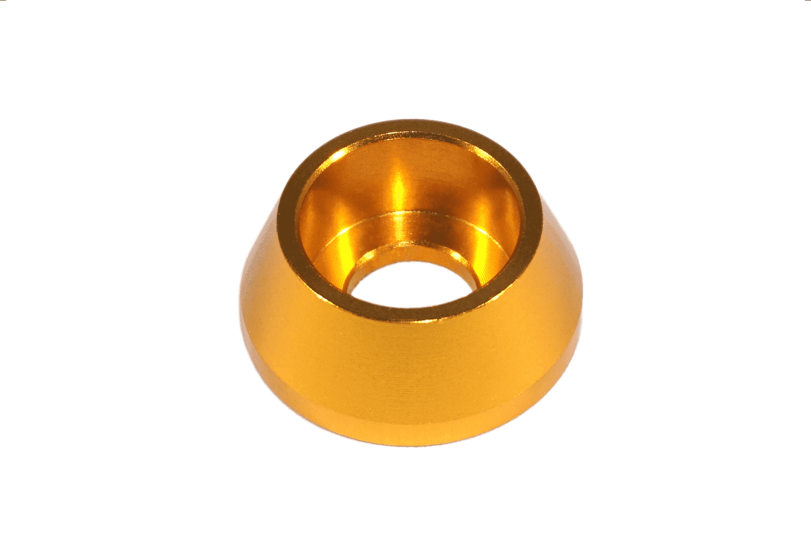 ZSPEC M10 Billet Angled Cup Finish Washers for SHSC Socket-Cap Fasteners, Billet, 10-Pack