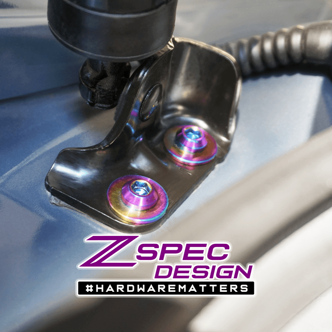ZSPEC Dress Up Bolts® Hatch/Trunk-Area Fastener Kit for '17-23 Mazda CX-9, Titanium