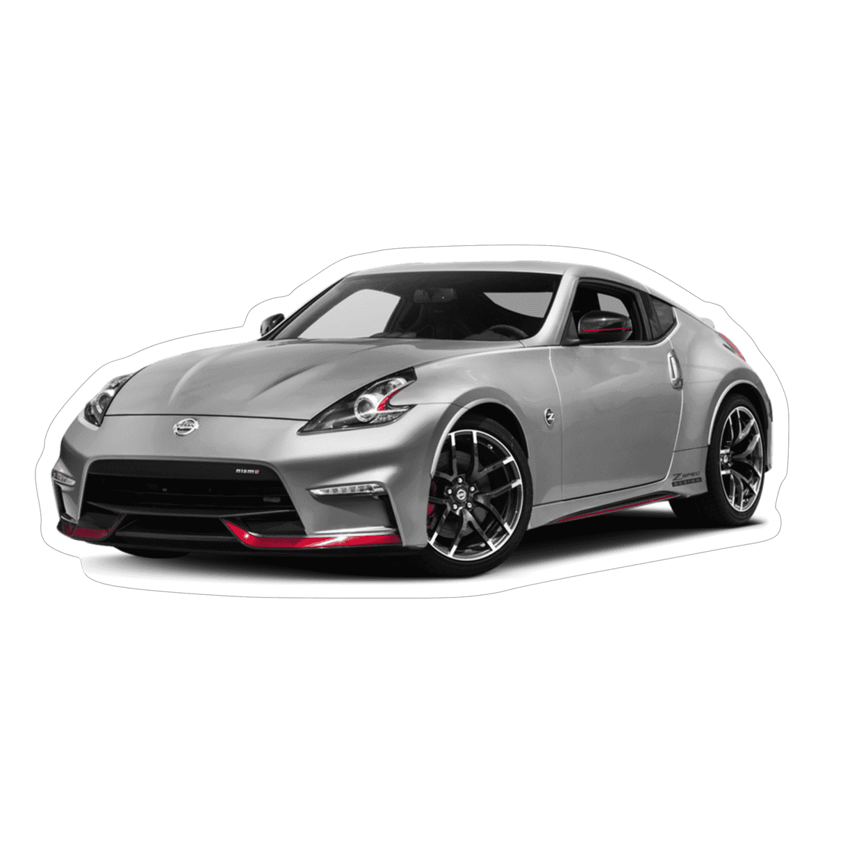 Nissan 370z Z34 V2 Charcoal NISMO Sports Car Vinyl Decal / Sticker ...
