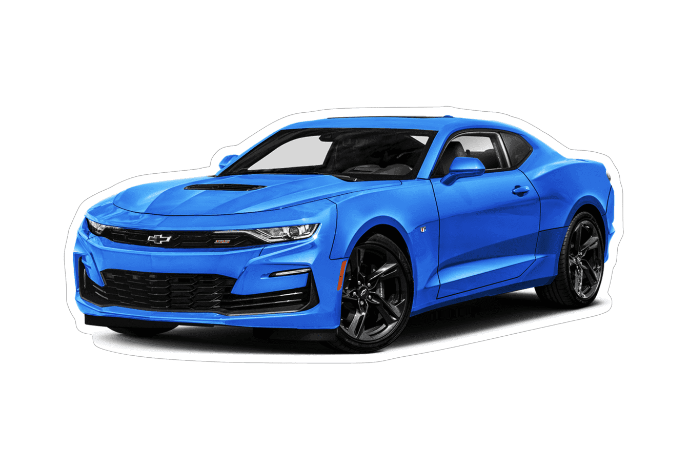Chevrolet Camaro Sports Car Vinyl Decal / Sticker, Blue – Speedzone ...