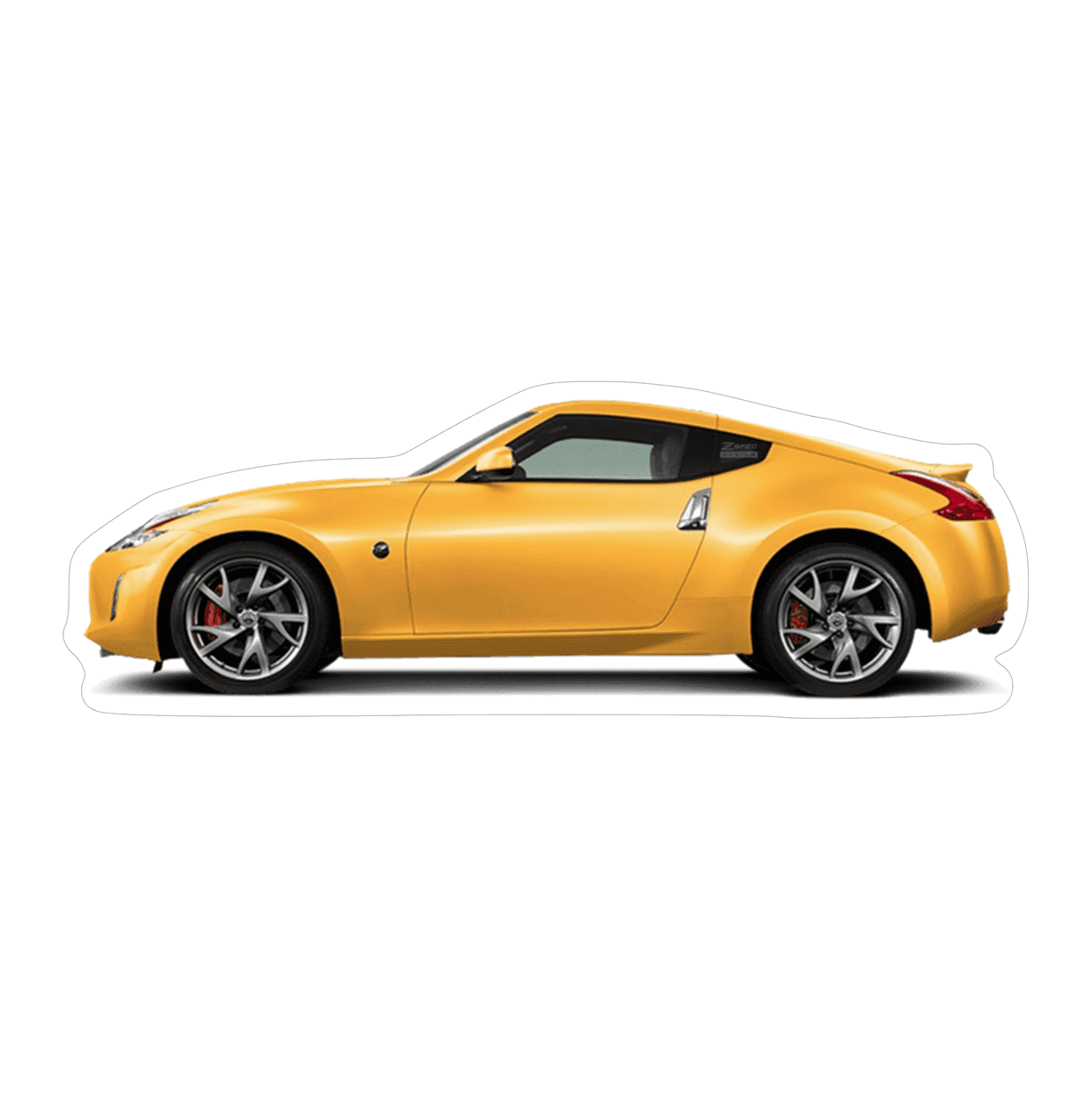 Nissan 370z Z34 Sports Car Vinyl Decal / Sticker, Yellow – Speedzone ...