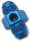 Russell Performance -8 AN Flare to 3/8in Pipe Pressure Adapter (Blue) Russell