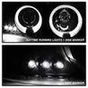 Spyder GMC Sierra 1500/2500 99-06 Projector Headlights LED Halo LED Blk Smke PRO-YD-CDE00-HL-BSM SPYDER