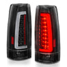 ANZO 1999-2000 Cadillac Escalade LED Taillights Black Housing Clear Lens Pair ANZO