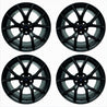 Ford Racing 15-20 Mustang19x9.5in & 19x10in Wheel Kit w/TPMS - Matte Black Ford Racing