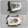 xTune 14-17 Toyota Tundra DRL LED Light Bar Projector Headlights - Chrome (PRO-JH-TTU14-LB-C) SPYDER