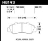 Hawk 1997-1997 Acura CL 3.0 HPS 5.0 Front Brake Pads Hawk Performance