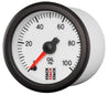 Autometer Stack 52mm 0-100 PSI 1/8in NPTF Male Pro Stepper Motor Oil Pressure Gauge - White AutoMeter