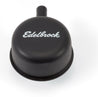 Edelbrock Round Cap w/ Nipple Black Edelbrock