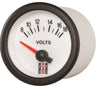 Autometer Stack 52mm 8-18V Electric Battery Voltage Gauge - White AutoMeter