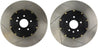 StopTech 09-11 Nissan GT-R Front Slotted Bare Iron 380x34mm Aero-Rotor Kit Pair Stoptech