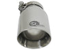 aFe MACH Force-Xp Universal 304 SS Single-Wall Clamp-On Exhaust Tip - Polished aFe