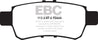 EBC 05-10 Honda Odyssey 3.5 Yellowstuff Rear Brake Pads EBC
