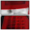 Spyder Chrysler 300 05-07 V2 Light Bar LED Tail Lights - Red Clear ALT-YD-CHR305V2-LED-RC SPYDER