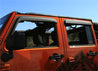 Rugged Ridge Window Visors Matte Black 07-18 4-Door Jeep Wrangler Rugged Ridge