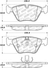 StopTech Street Touring 04-09 BMW X3 (E38) / 06-09 Z4 3.0(E86) Front Brake Pads Stoptech