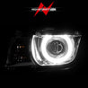 ANZO 2010-2013 Chevrolet Camaro Projector Headlights w/ Halo Chrome (CCFL) ANZO