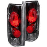 ANZO 1989-1996 Ford F-150 Taillights Black ANZO