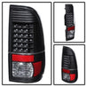 Xtune Ford Super Duty 08-15 LED Tail Lights Black ALT-JH-FS08-LED-BK SPYDER