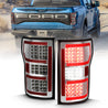ANZO 2018-2019 Ford F-150 LED Taillight Chrome (Red Light Bar) (w/ Sequential) ANZO