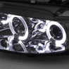 Spyder Mazda 6 03-05 With Fog Lights Projector Headlights LED Halo DRL Smke PRO-YD-M603-FOG-DRL-SM SPYDER