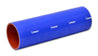 Vibrant 4 Ply Reinforced Silicone Straight Hose Coupling - 3.25in I.D. x 12in long (BLUE) Vibrant