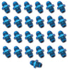 Russell Performance -6 AN Flare Union (Blue) (25 pcs.) Russell