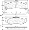 StopTech Street Brake Pads - Front Stoptech