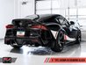 AWE 2020 Toyota Supra A90 Resonated Touring Edition Exhaust - 5in Diamond Black Tips AWE Tuning