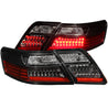 ANZO 2007-2009 Toyota Camry LED Taillights Black ANZO