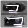 Spyder GMC Sierra 1500/2500/3500 99-06 V2 Projector Headlights - DRL - Black PRO-YD-CDE00V2-LB-BK SPYDER