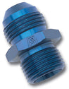 Russell Performance -6 AN Flare to 10mm x 1.5 Metric Thread Adapter (Blue) Russell