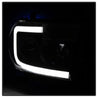 Xtune Toyota Tundra 07-13 LED Light Bar Projector Headlights Black Smoked PRO-JH-TTU07-LED-BSM SPYDER