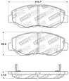 StopTech Performance 03-10 Honda Accord / 02-06 CR-V / 03-08 Pilot Front Brake Pads Stoptech