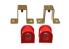 Energy Suspension 94-04 Ford Mustang Red 30mm Front Sway Bar Bushing Set-Reuse Outer Bracket Energy Suspension