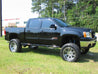 N-Fab Nerf Step 07-13 Chevy-GMC 1500 Crew Cab 5.7ft Bed - Gloss Black - Bed Access - 3in N-Fab