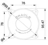 Oracle 95mm 15W High Beam LED Emitter - 6000K ORACLE Lighting