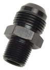 Russell Performance -8 AN 1/4in NPT Straight Black Flare to Pipe Adapter Russell