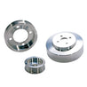 BBK 94-95 Mustang 5.0 Underdrive Pulley Kit - Lightweight CNC Billet Aluminum (3pc) BBK