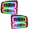Oracle 05-07 Ford F-250/350 SMD HL - Chrome - ColorSHIFT ORACLE Lighting