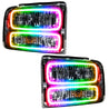 Oracle 05-07 Ford F-250/350 SMD HL - Chrome - ColorSHIFT w/ Simple Controller ORACLE Lighting