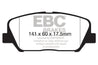 EBC 12-15 Hyundai Veloster 1.6 Turbo Redstuff Front Brake Pads EBC