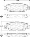 StopTech Street Brake Pads - Rear Stoptech