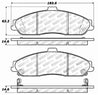 StopTech Street Touring 04-08 Cadillac XLR/XLR-V / 97-10 Corvette Front Brake Pads Stoptech