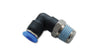 Vibrant Male Elbow Pneumatic Vacuum Fitting (3/8in NPT Thread) - for use with 1/4in (6mm) OD tubing Vibrant