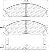 StopTech Sport Brake Pads w/Shims and Hardware - Rear Stoptech