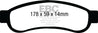 EBC 08-10 Ford F250 (inc Super Duty) 5.4 (2WD) Ultimax2 Rear Brake Pads EBC